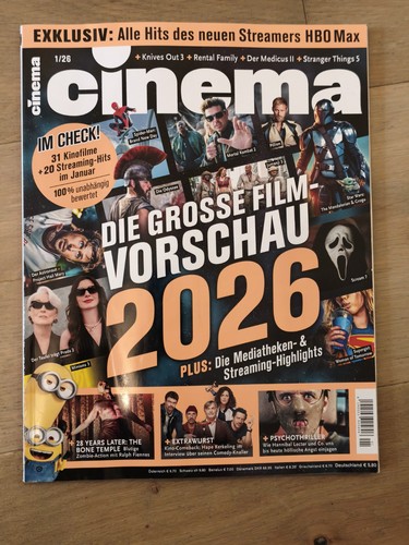 Cinema 2026 vorschau - cinema, 01/2026,