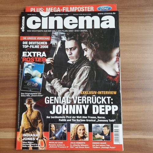 Cinema 2008 johnny depp - cinema, 02/2008,
