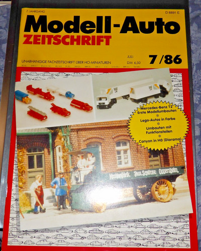 Modell auto zeitschrift - modell-auto, 7/1986
